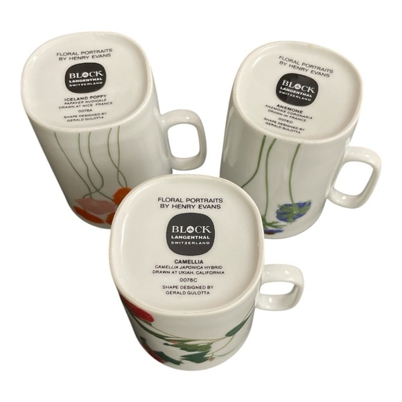 Block Langenthal- Henry
Evans Floral Portrait - 3
Porcelain Mugs- Switzerland - Picture 2 of 8
